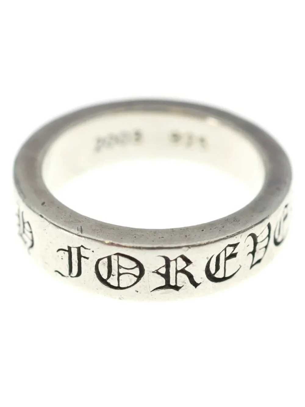 Chrome Hearts Spacer Forever Ring Silver